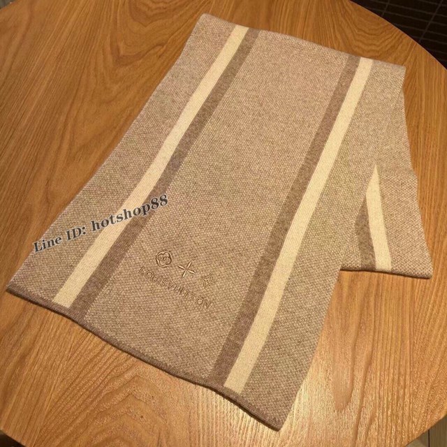 LV專櫃新品路易威登男士圍巾羊絨女士圍巾 mmyj2302